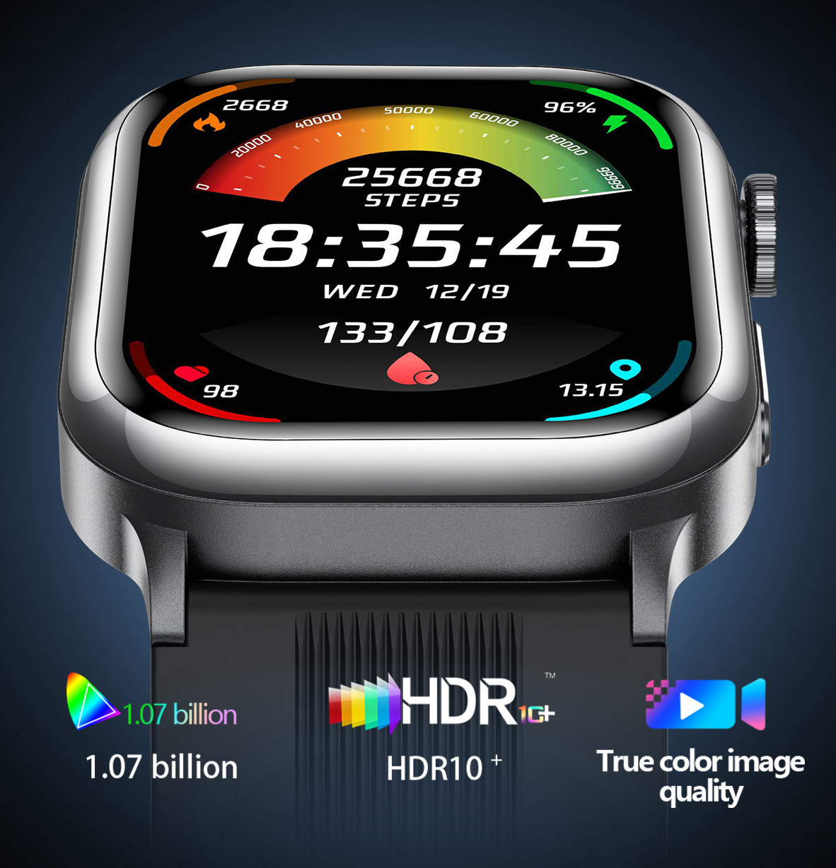 Смарт-часы Lemfo TK66 с манжетой для измерения давления, ЭКГ и AMOLED дисплеем
